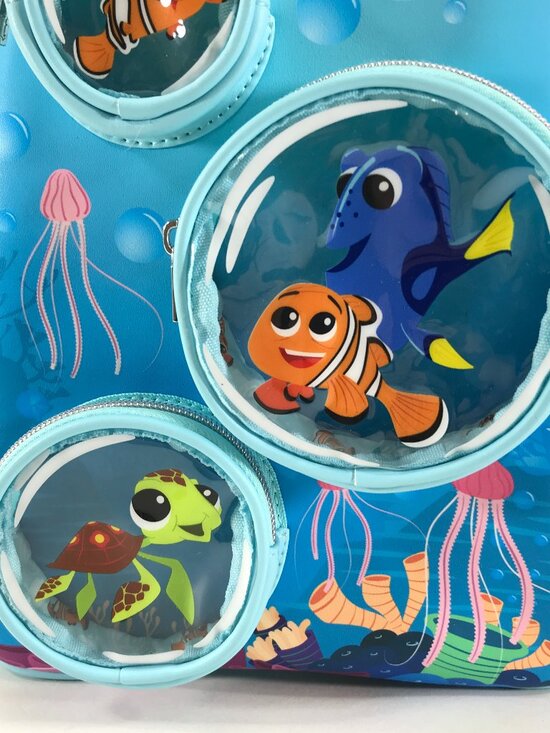NWOT Loungefly Disney Pixar Finding Nemo 20th Anniversary Bubble Mini Backpack main image 4